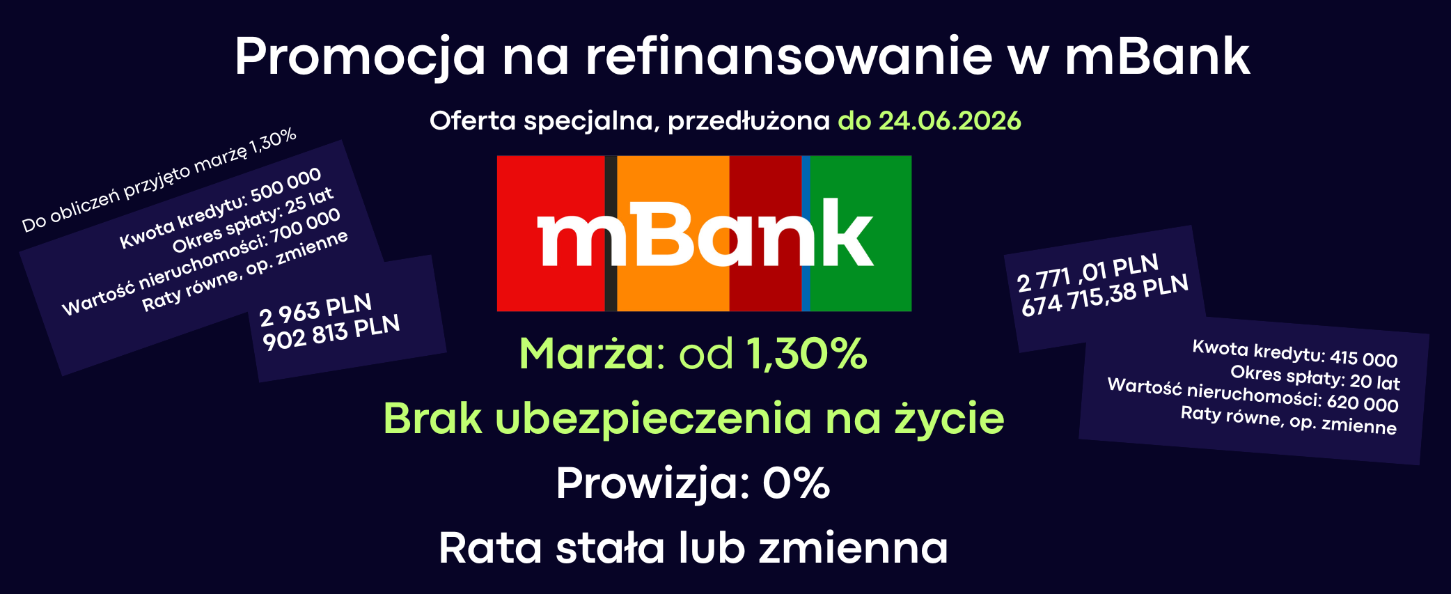 Promocyjna oferta refinansowania w mBank- do 24.06.2026